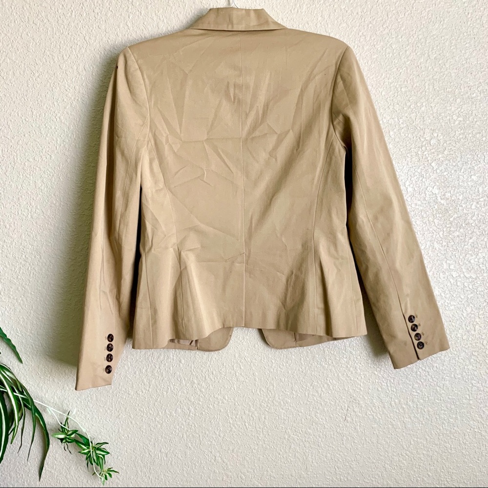 Solid Tan Blazer - image 3